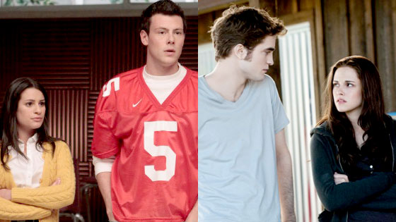 Cory Monteith, Lea Michele, Robert Pattinson, Kristen Stewart Cory Monteith, Lea Michele, Robert Pattinson, Kristen Stewart